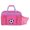 Pink, variant on Soccer Sports Duffel Bag, Kids 19" Pink Bag, Ball & Water Bottle Compartments