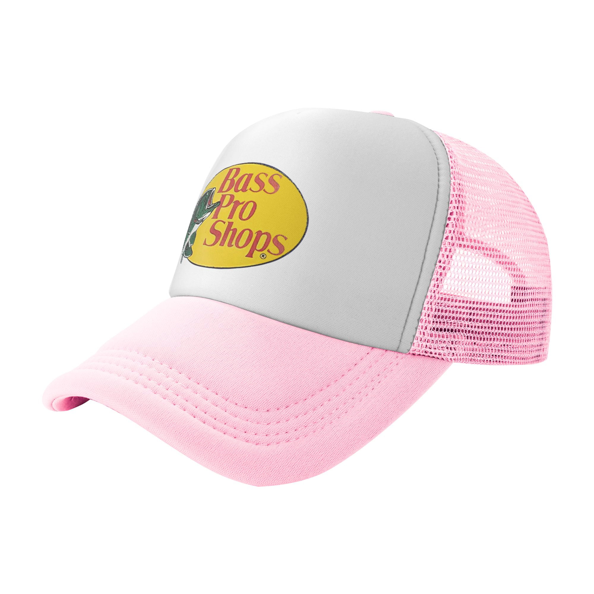 Bass Pro Shop Outdoor Trucker Hats Pink - Size Fits All Snapback Closure - Great for Hunting & Fishing - Walmart.com