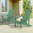 thumbnail image 2 of ACEGOSES 1 Pcs Faux Wood Adirondack Chair Weather Resistant for Patio Garden, Backyard, Porches and Indoors,Green, 2 of 7