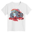 thumbnail image 4 of Kogui Kids Summer Shirts Boys Boys Short Sleeve T-Shirt Kids Crew Neck Basic Layering Casual Tees Summer Loose Fit Shirts Tops Size 9-10 (White,9-10 Years), 4 of 4
