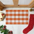 thumbnail image 2 of Christmas Checkered Rug Washable Front Door Mat Hand Woven Cotton Outdoor Rug Small Rug For Front Porch Kitchen Entryway Patio Bathroom, 2 of 9