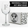 thumbnail image 5 of Etched Monogram 16oz Stemmed Wine Glass (Letter F) – A-Z Customized Gifts for Women, Personalized Wine Gifts for Women, Custom Engraved Gift for Wedding, Wine Accessories for Wine Lovers, Mom, Sister, 5 of 5
