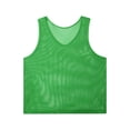 thumbnail image 4 of iiniim Débardeur d'Entraînement en Maille Ajourée pour Homme, Tenue de Sport d'Équipe, Col Rond, Sans Manches, Débardeur de Musculation, Vert G, 4 of 6