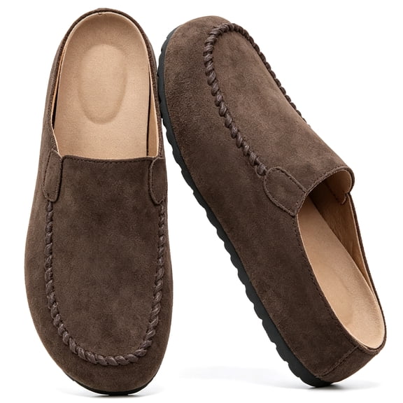 CHICVOMEY Slip-On Mules for Women Round Toe Clogs Casual Comfortable Mules Shoes Work Business Casual Clogs