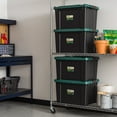 thumbnail image 3 of Remington® 19 Gal. Plastic Storage Bins with Lids, Latching Totes, Heavy Duty Containers 4Pk, 3 of 13