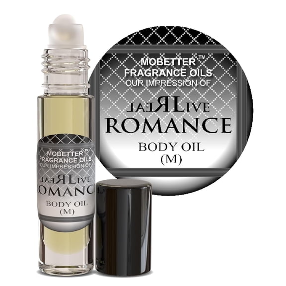 Real Live Romance Men (M) Men Cologne Body Oil by Mobetter Fragrance Oils 10ml rollon