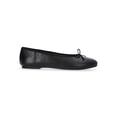 thumbnail image 3 of Free Assembly Women's Faux Leather Ballet Flats with Bow, 3 of 8