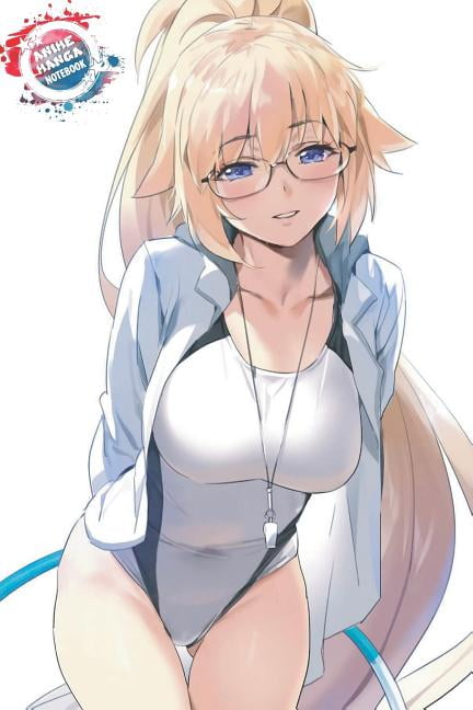 anime girl in one piece swimsuit