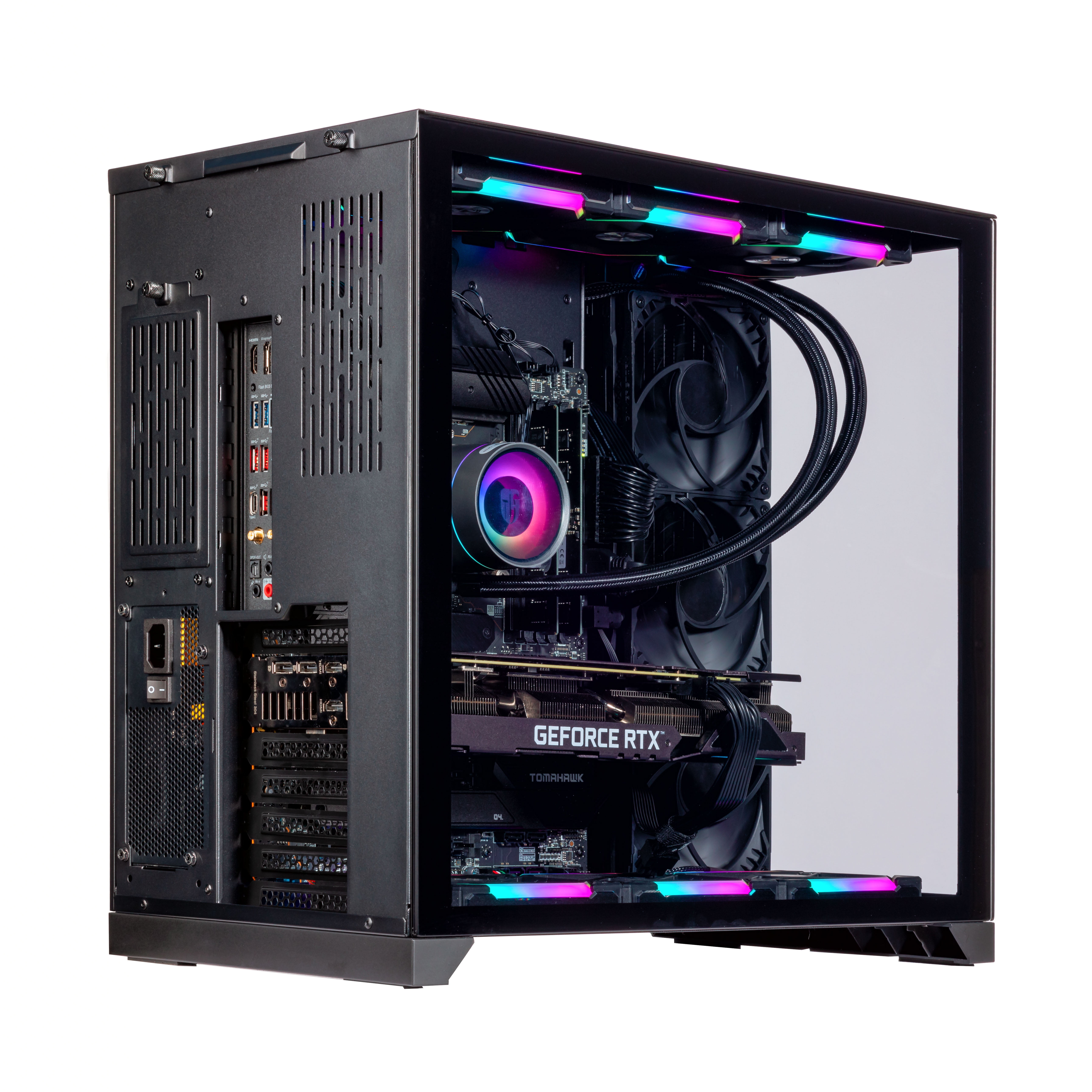 Velztorm Orix Gaming Custom Desktop (Intel i9-12900K 16-Core, GeForce RTX 3080 12GB, 32GB DDR5 4800MHz RAM, 512GB PCIe SSD + 6TB HDD, Wifi, USB 3.2, HDMI, Display Port, Win 10 Pro)
