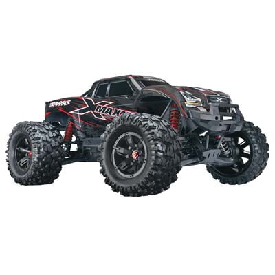 Traxxas 770864T1 X-Maxx: Red 4WD 8S-Capable Brushless Truck with (Best Traxxas E Maxx Upgrades)