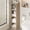 Khaki, variant on YQ JENMW 6-Tier Tall Narrow Bookshelf,Slim Storage Organizer Shelf,Display Storage Shelf for Living Room,Bedroom,Home Office,White