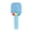 Blue, variant on M Buder Wireless Karaoke Microphone Portable Handheld Mic Built-in Speaker Noise Reduction LED Color Lights BT 5.0 Rechargeable Battery 8.7 inches / 22.1 cm Blue
