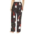 thumbnail image 3 of Pajama Pants Women, Cute Christmas Gnomes Sweatpants Soft Sleep Lounge Pants, Casual PJ Bottoms Pants with Pockets, 3 of 5