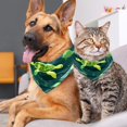 thumbnail image 4 of Turtle Pack of Two Cat Bandanas, Breathable Chiffon Yarn Pet Collars, Translucent Light Scarf Set - 40.6x40.6x58/16x16x22.8in, 53.3x53.3x76.2/20.9x20.9x30 in, 4 of 5
