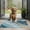 Blue Marble Gold, variant on White Marble Rose Gold Line Pattern Door Rugs,Washable Non Slip Door Mats Indoor,Decorative Door Mats,Entry Mat Indoor for Entrance,Bedroom,Kitchen,Bathroom,16"x24"