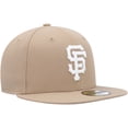 thumbnail image 3 of Men's New Era Khaki San Francisco Giants 59FIFTY Fitted Hat, 3 of 5