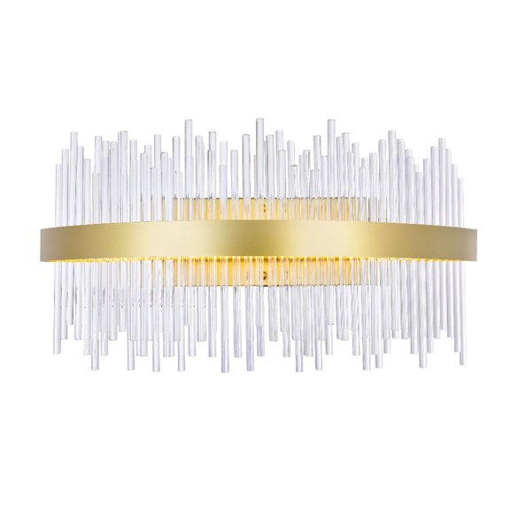 CWI Lighting Genevieve Transitional Metal LED Wall Sconce in Medallion Gold