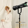 thumbnail image 1 of Yidoblo 600W ZD-600E Bi-Color LED Video Light 2700-7500K Studio Photography Lighting for Filmmaking, Live Streaming, 1 of 10