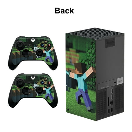 GameXcel Vinyl Decal Protective Cover Wrap Sticker for Xbox Series X Console and Wireless Controller(Minecraft)