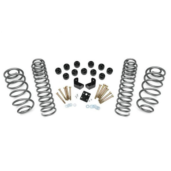 Rough Country 3.75" Dual Lift Kit (fits) 1997-2006 Jeep Wrangler TJ | 6CYL | Body / Suspension Lift Combo System | 647