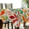 thumbnail image 5 of Yayeee Tablecloths 60" x 120" Rectangle Wrinkle Resistant Party Table Cover, Orange Leaves, 5 of 8