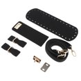 thumbnail image 3 of 1 Set DIY PU Leather Knitting Bag Bottom Pad Bag Making Black, 3 of 8