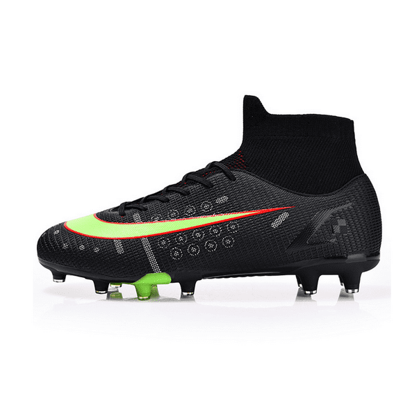 2022 Men's and Women's high-top Soccer shoes youth spikes sport training football shoes