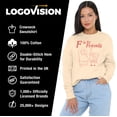 thumbnail image 4 of Spongebob F Is For Friends Women's Crew Sweatshirt, 4 of 6