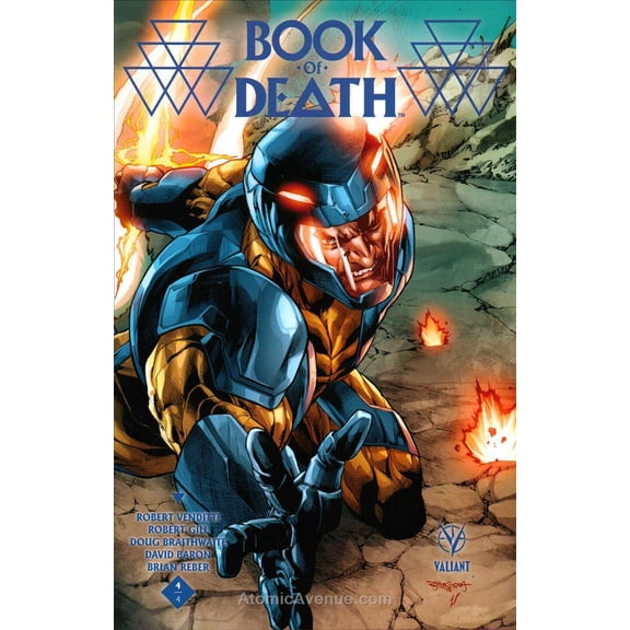Book Of Death #4F VF ; Valiant Comic Book