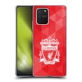 thumbnail image 1 of Head Case Designs Officially Licensed Liverpool Football Club Crest 1 Red Geometric 2 Soft Gel Case Compatible with Samsung Galaxy S10 Lite, 1 of 7