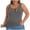 Tank tops for women Grey, variant on Built In Bra Tank Tops For Women Plus Size Built In Bra Tank Wide Strap Support Summer Casual Sleeveless Comfort Cami Vest Womens Sleeveless Shirts Army Green XXXXL