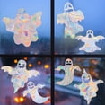 thumbnail image 4 of EUDIDV Creepy Props Halloween Colorful White Glass Stickers Living Room Catcher Window Stickers Spooky Ornaments Clearance, 4 of 7