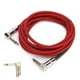 thumbnail image 3 of Cable de guitarra cable de amplificador de guitarra eléctrica de 635 mm de ángulo recto a ángulo recto de 1/4 " cable de instrumento para guitarra, 3 of 8