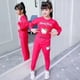 thumbnail image 5 of Traje largo de manga larga de algodón puro para primavera y otoño de Hello Kitty para niñas, traje deportivo de dos piezas a la moda para niños grandes, 5 of 5