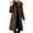 Brown Coat for Womens, variant on jtjvou Women Winter Long Parkas Pockets Thick Warm Hooded Down Coat Loose Puffer Jackets Brown L