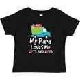 thumbnail image 3 of Inktastic My Papa Loves Me Grandson Truck Boys Baby T-Shirt, 3 of 5