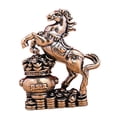 thumbnail image 1 of Figura de caballo en miniatura, escultura animal, arte, artesanía, pequeño adorno de escritorio para Estilo D, 1 of 9