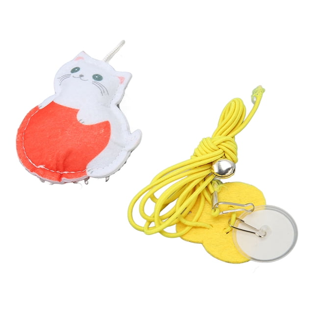 Juguetes con hierba gatera elástico duradero suave ajustable forma de gatito puerta colgante juguete para gato fácil de instalar para el hogar ANGGREK Otros