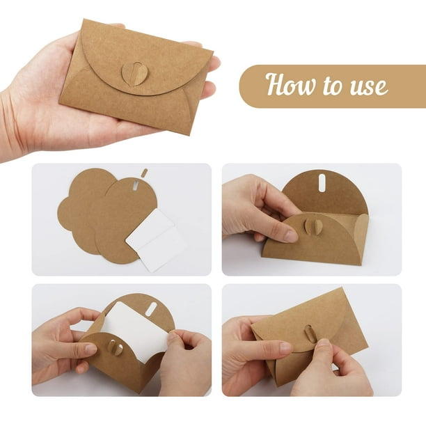 Sobres Para Cartas 20 Sobres Para Tarjetas De Regalo Con Cierre En