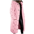 thumbnail image 1 of Women‘s Long Large Classic Cardigans Cable Knit Hood Sweater Oversized Button Duster Coat with Pocket 2024, 1 of 5