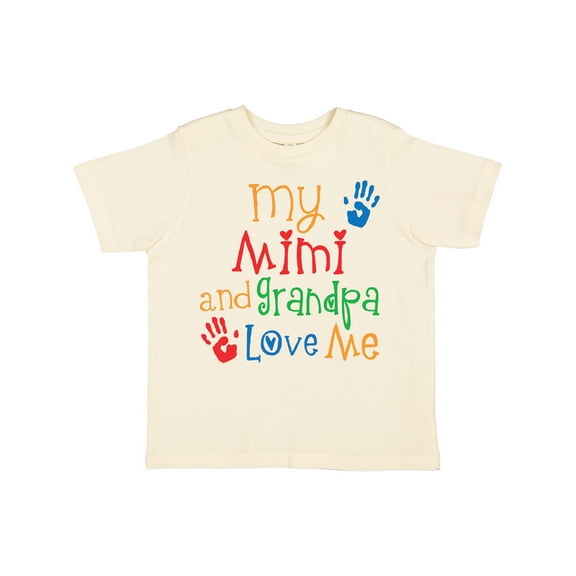 Inktastic My Mimi and Grandpa Love Me Boys or Girls Toddler T-Shirt