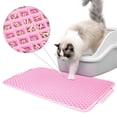 thumbnail image 3 of LNGOOR Double Layer Anti Tracking Waterproof Cat Litter Trapping Mat Black, 3 of 15