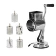 thumbnail image 4 of Kitchen Food Rotary Grater Drum Slicer Shredder Grinder 5 Blades Stainless Steel, 4 of 11