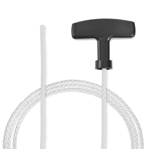 Recoil start Rope with Handle 3mm Dia 2.9m 9.5ft Polyester Pull Cord for 152F 154F Mower Trimmer Chainsaw Engine Part