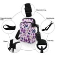 thumbnail image 5 of HELLHERO Lightweight Polyester Women Messenger Bag Women 4.33x1.97x7.09 Butterfly Flowers, 5 of 7