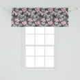 thumbnail image 2 of Ambesonne Butterfly Window Valance, Romantic Summertime, 54" X 18", Taupe Pink Black, 2 of 3