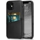 TENDLIN Compatible with iPhone 11 Case Wallet Design Premium Leather Case with 2 Card Holder Slots (Black) - image 1 of 5