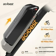 Apex Electric Bike for Adults, 27.5 Electric Mountain Bike with 21-Speed, Peak 1200W Motor 28MPH Top Speed, (Black)