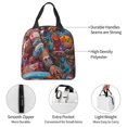 thumbnail image 3 of Naloa Fantasy Colorful Beast Print Lunch Box for Women Men,Insulated Lunch Bag,Lunchbox,Thermal Leakproof Cooler,Reusable Lunch Tote Bag for Work School Travel Picnic, 3 of 7