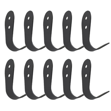 

10Pcs Wall-mounted Clothes Hanger Stainless Steel Clothing Hook Wall Hooks